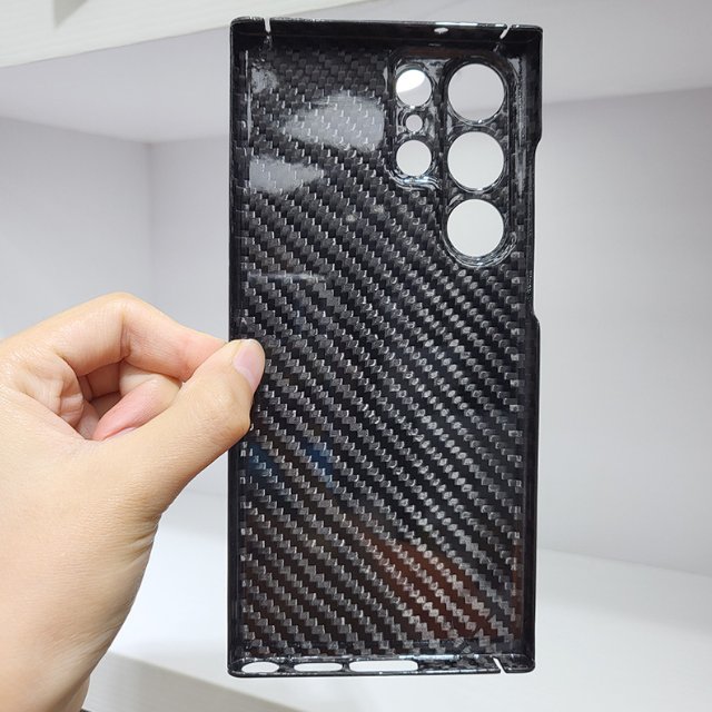 Wholesale High Quality Thin Slim Real carbon Fiber Phone Cover Case For Sumsang s23 Ultra S24 ultra mobile phone case