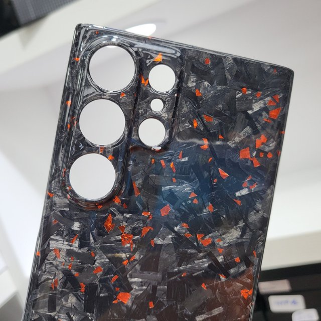 Wholesale High Quality Thin Slim Real carbon Fiber Phone Cover Case For Sumsang s23 Ultra S24 ultra mobile phone case