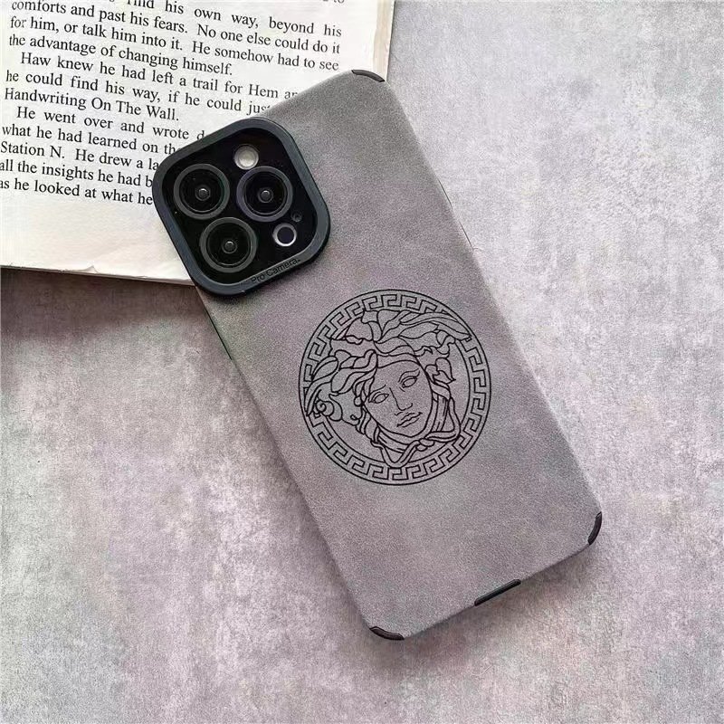 New simple mobile phone case for iPhone 16 15 14 pro xs max 13 Pro 12 11 artificial belt flannel all-inclusive protective case