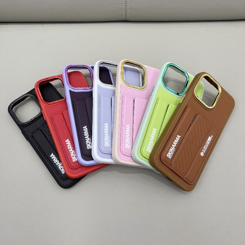 card holder wallet pocket leather magnet kickstand liners tpu mobile phone cases for iphone16 15 14 13