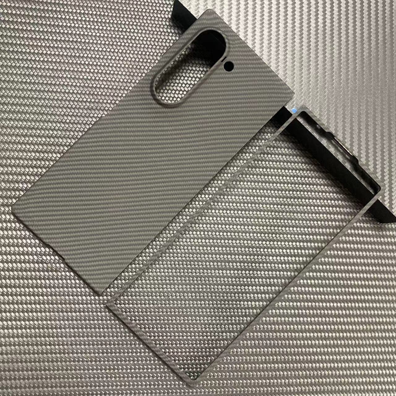 for Samsung Z Fold 6 Carbon Fiber Phone Case Ultra Thin Aramid Fiber Mobile Phone Case Cover for Samsung Galaxy Z Fold 6