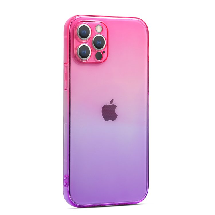 Rainbow Color Phone Case For iPhone 11 Gradual Colors Mobile Phone Case For iPhone 13 Soft TPU Case For iPhone 12 Pro Max