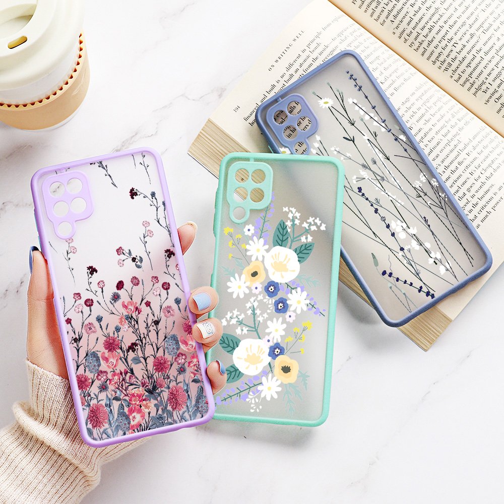 Phone Case For Samsung S24 Case Flower Painted Funda For Samsung Galaxy A32 Back Cover Samsung A32 4G 5G Capa Hard Shockproof