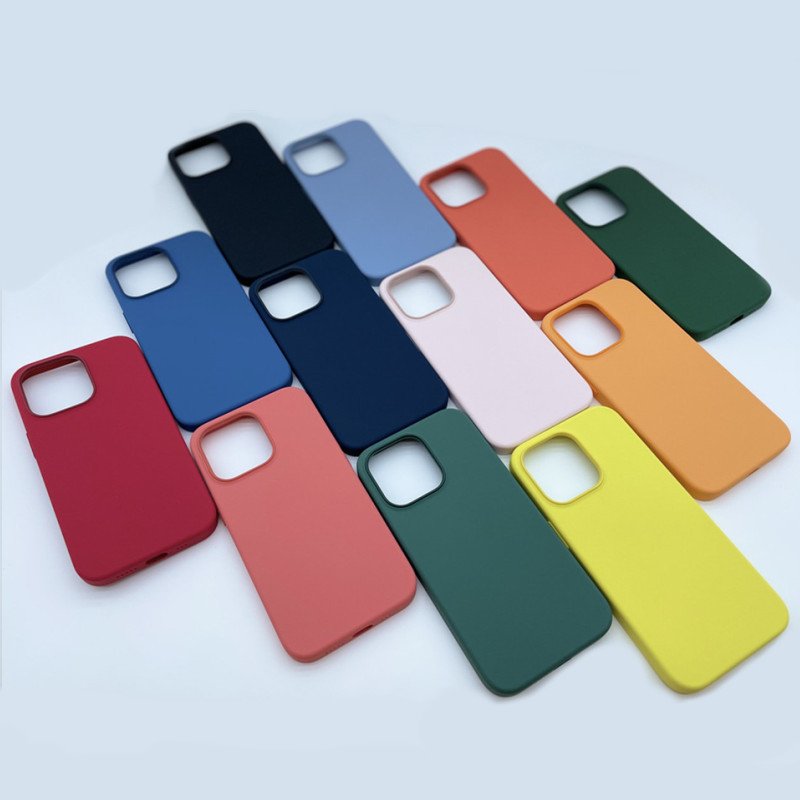 2024 Top selling Liquid Silicone Phone Case mobile phone cover Silicon Soft Cases For IPhone 15 pro max 14 13 12