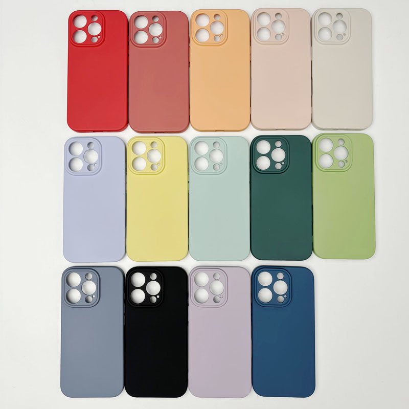 High Quality Magnetic Mobile Phone Case Custom Soft Liquid Silicone Phone Case for iPhone 16 Case