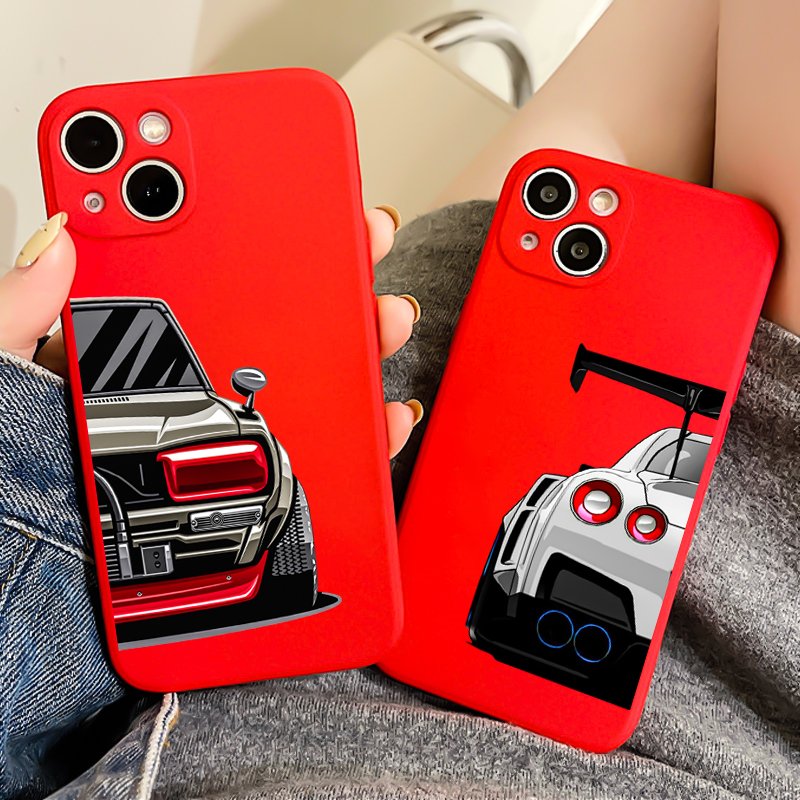Dropshipping Sports car red TPU cell Phone Case For iPhone 14 pro max