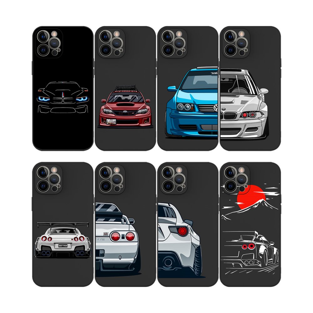 Dropshipping Sports car red TPU cell Phone Case For iPhone 14 pro max