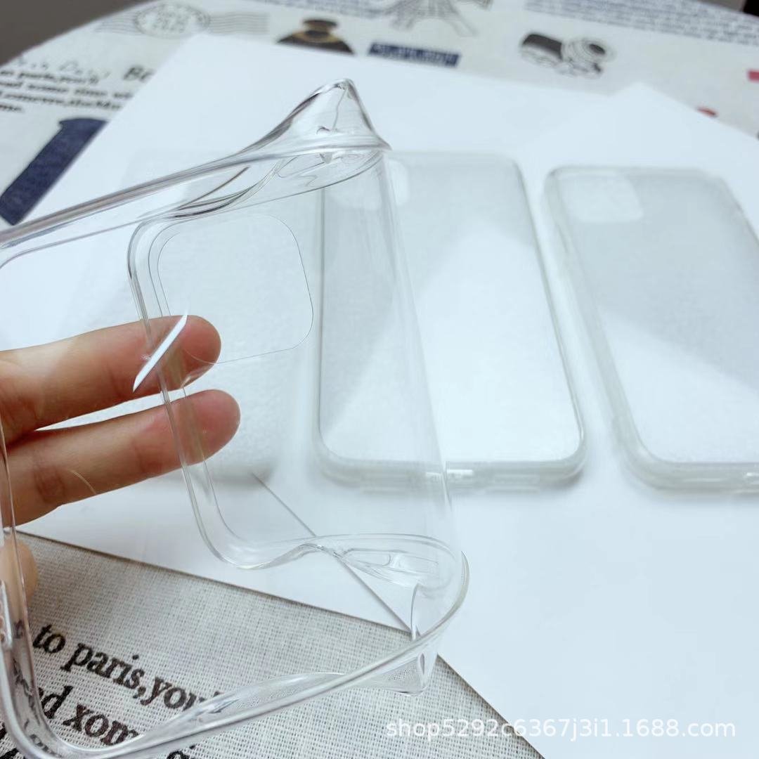 Customize Designer Degradable Soft TPU Clear Bulk Crystal Cell Mobile Phone Case For iPhone15 Pro Max 16 14 13 12 118 Plus XR XS