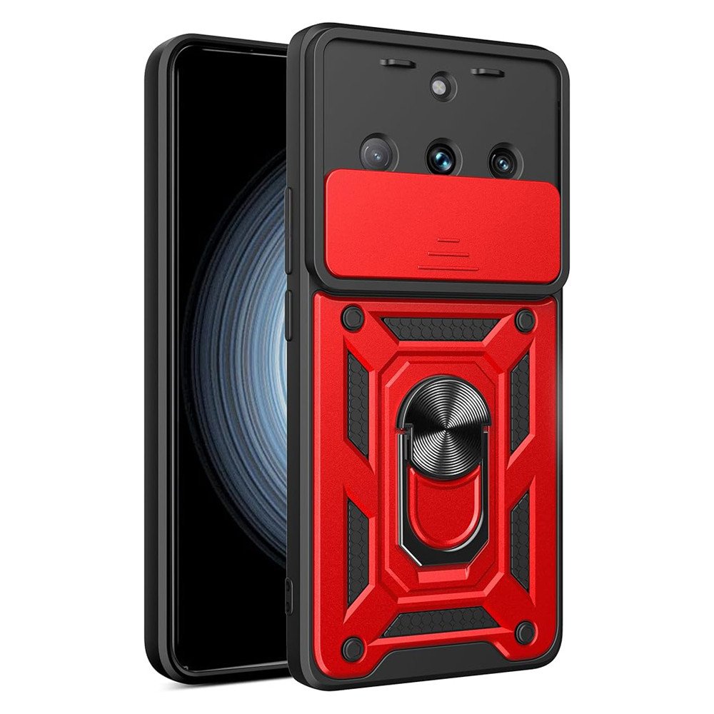 Slide Window Style Trends Mobile Cell Phone Cases For OPPO Realme 12 11 Pro Plus 4G 5G Camera Protection Shockproof Back Cover