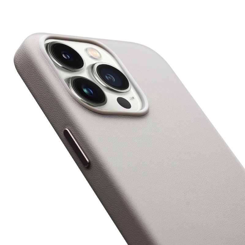 2024 QIALINO Brand Premium Handmade Genuine Leather Mobile Phone Case Cover for iphone 15 pro Max wireless charge