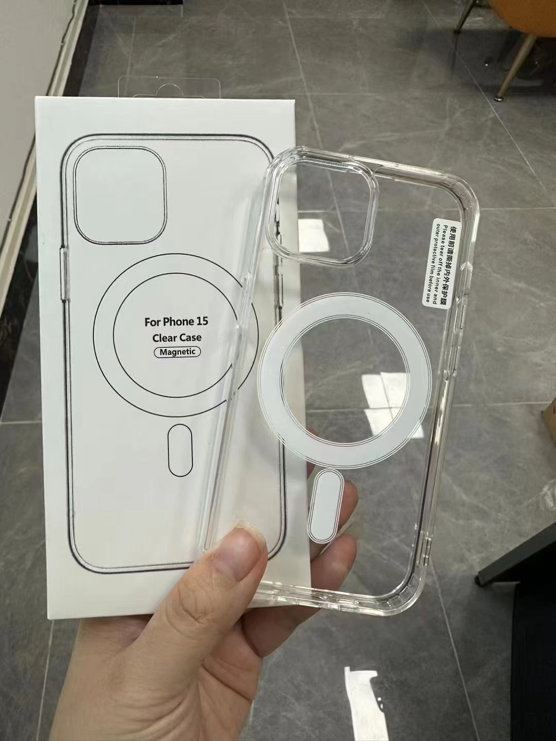 Acrylic TPU Magnetic Phone Case for apple iPhone 16 15 14 Pro Max Wireless Charging Phone Back Cover Case For iPhone 15 14pro