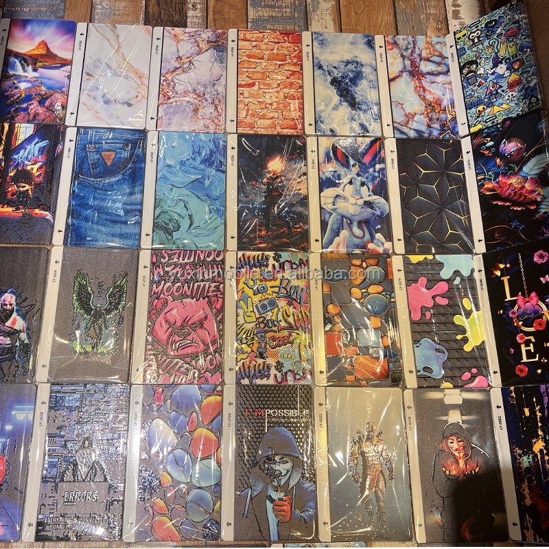 Customize Wrap Sticker Printing Multiple Pattern Album Phone Back Film Sheet for Mobile Skin Cutting Machine