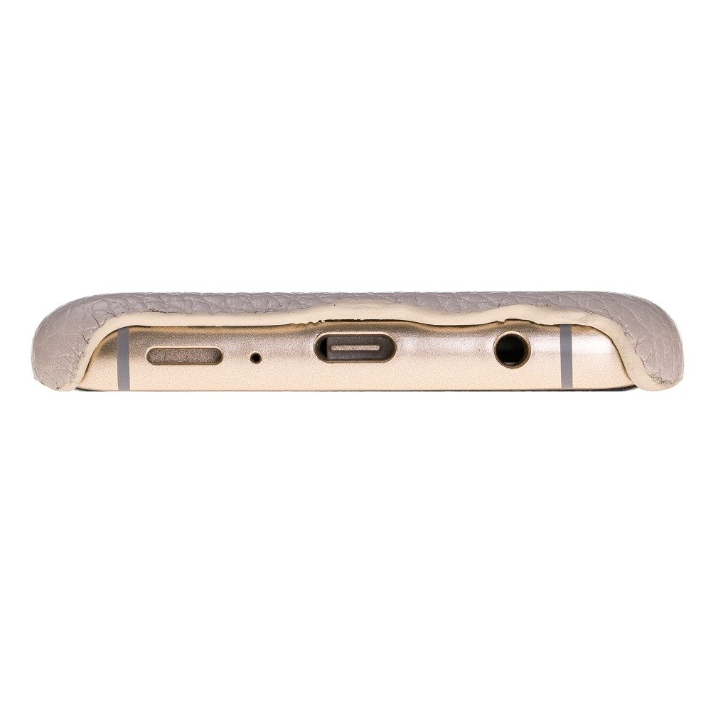 Nude Color Genuine Leather First Class Quality Phone Case for Samsung S9 Plus
