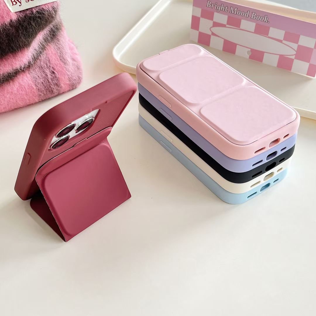 Flip Cover Foldable Stand mobile phone cases for iphones 15 pro max 14 Pro/13/12
