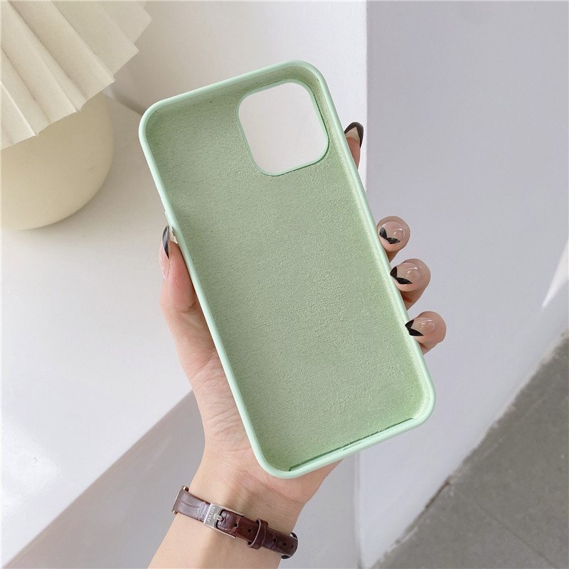 Hot Sale Real Liquid Silicone Phone Case for iPhone 13 pro , Skin Touch Soft Silicon Case for iPhone 14 Pro 12 11 xs max 15