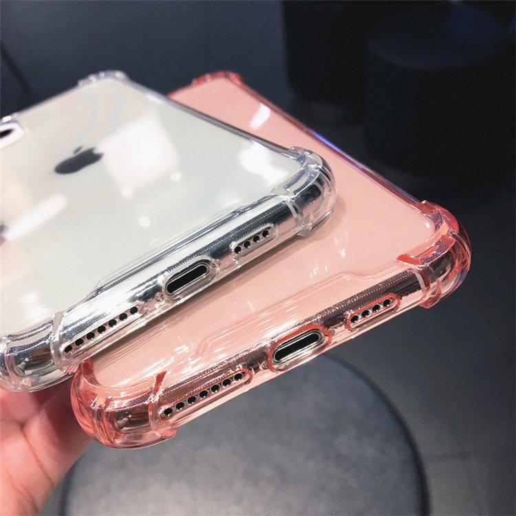 Crystal Clear Phone Case For iPhone 16 15 14 13 12 mini 11 Pro Max XR 7 8 Plus Transparent Shockproof Cover Silicone TPU Coque