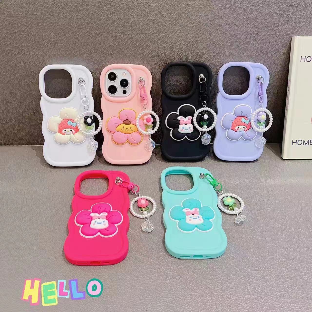 mobile phone protect case flower oil painting design high level woman cellphone covers phone case