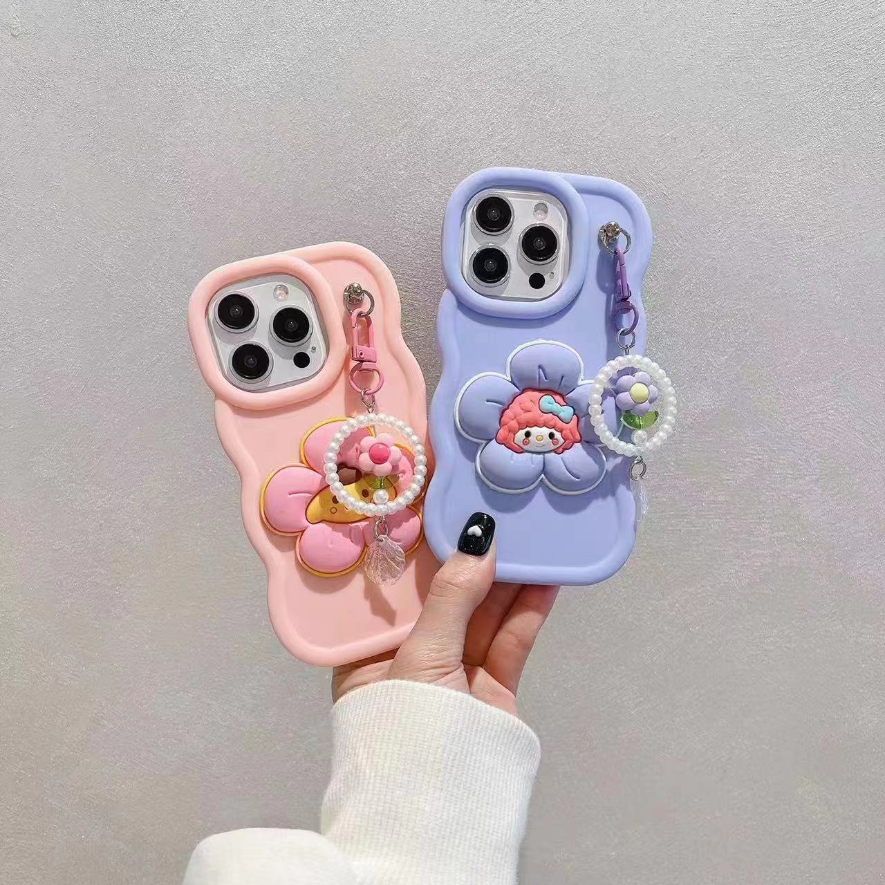 mobile phone protect case flower oil painting design high level woman cellphone covers phone case