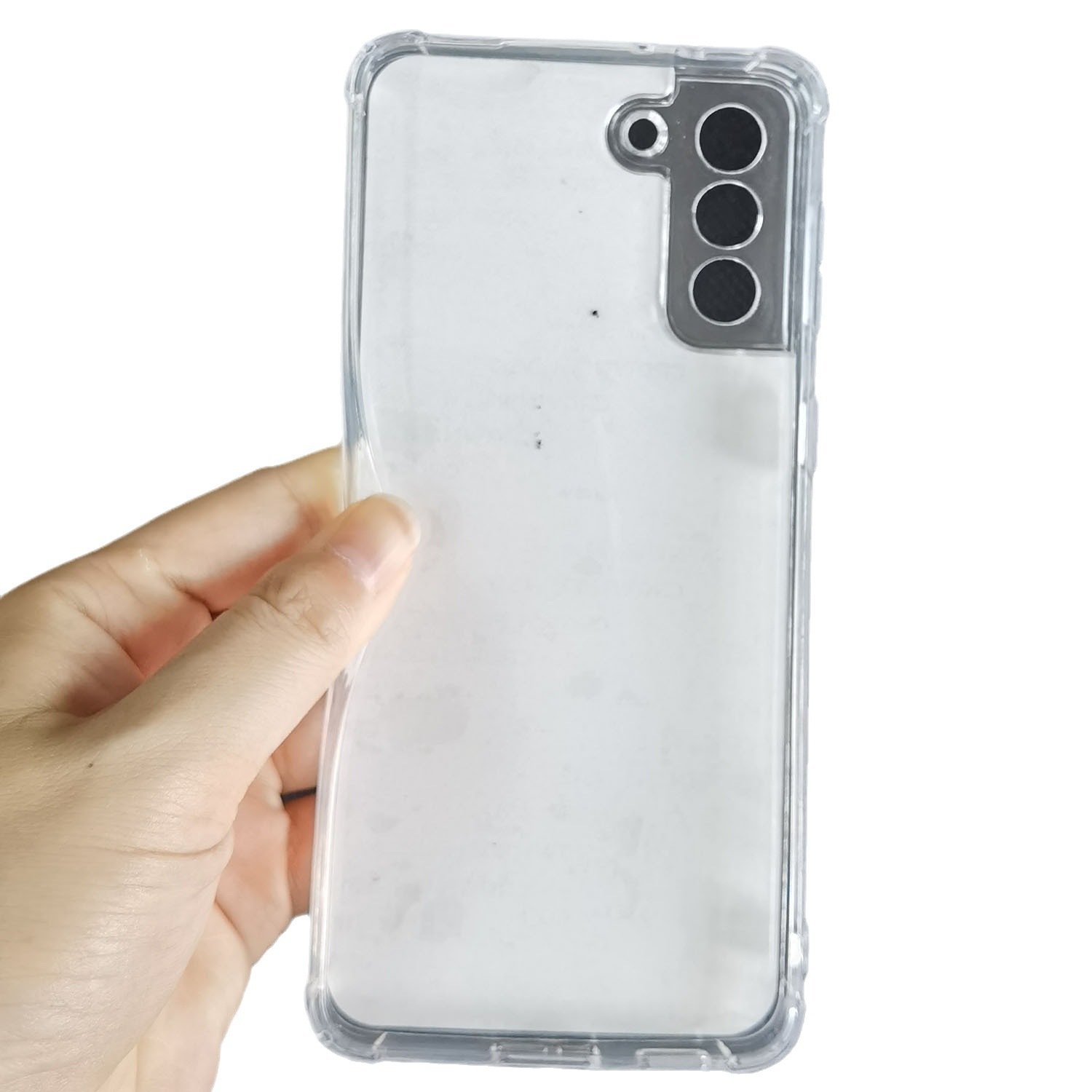 High quality 2D sublimation clear impact TPU phone cases cover for Samsung S24 cell shell blank material bulk order