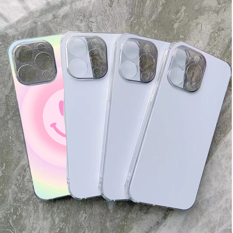 High quality 2D sublimation clear impact TPU phone cases cover for Samsung S24 cell shell blank material bulk order