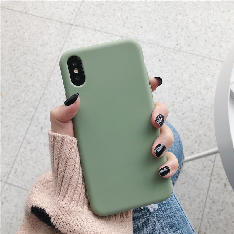 HOT Luxury Silicone Phone Case for iPhone 14 13 12 Pro Max mini Soft Candy Cover for iPhone iPhone XR XS X 6 6S 7 8 Plus Cases