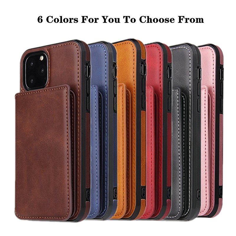 2023 Wholesale mobile phone case Magnetic ID credit card cell phone case for iphone 15 pro