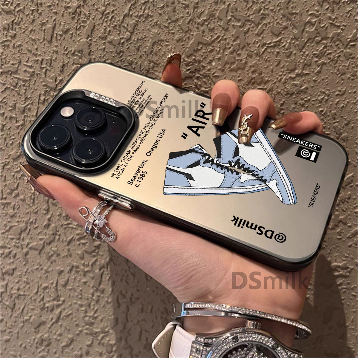 Sneakers Phone Case for iPhone 15 14 13 Pro 12 11 Pro Xs X XR Max 8 7 SE Aurora Hard TPU Cases Back Cover