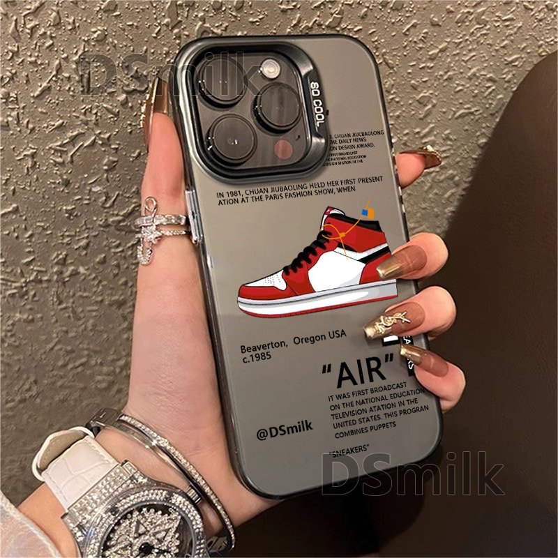 Sneakers Phone Case for iPhone 15 14 13 Pro 12 11 Pro Xs X XR Max 8 7 SE Aurora Hard TPU Cases Back Cover