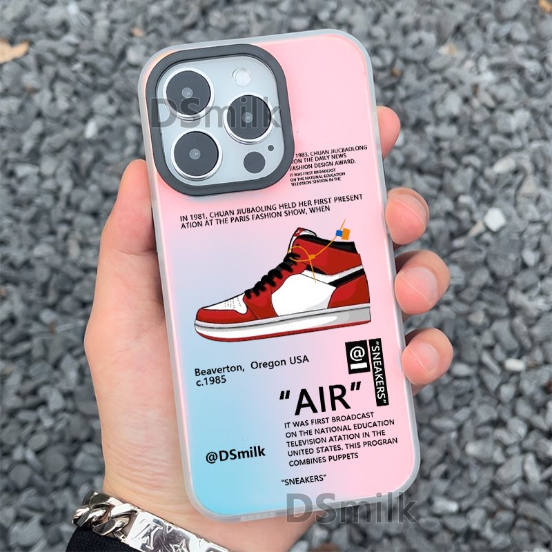 Sneakers Phone Case for iPhone 15 14 13 Pro 12 11 Pro Xs X XR Max 8 7 SE Aurora Hard TPU Cases Back Cover