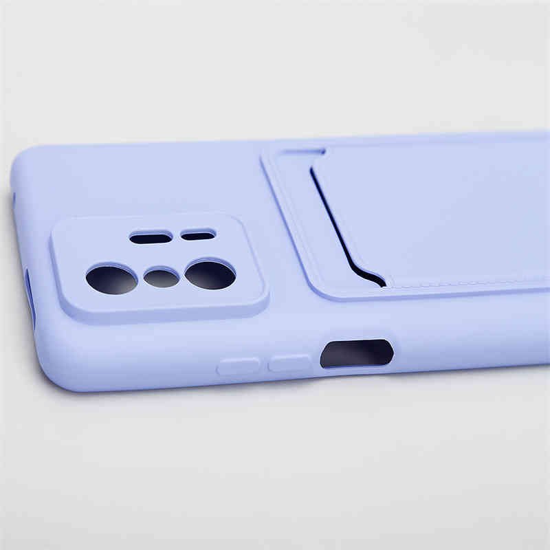 for Xiaomi 11T TPU Phone Case With Card Slot Shockproof Wallet Mobile Phone Case for Xiaomi MI 11T Pro