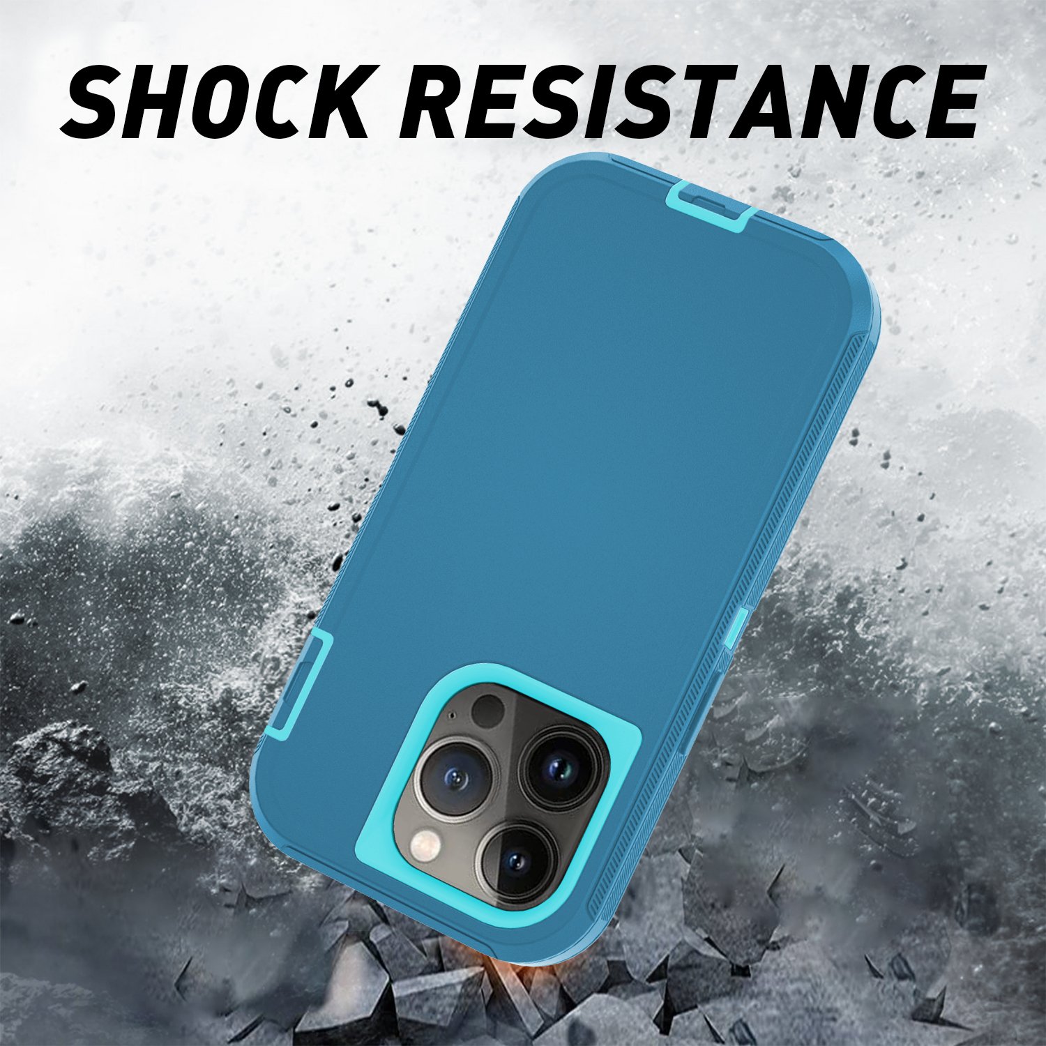 Anti-Fingerprint Back Cover Belt Clip Kickstand Defender Case For iPhone 14 Series TPU+Hard PC iPhone Case