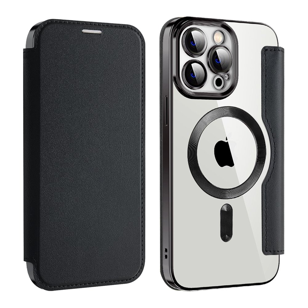 In Stock for iPhone 16 flip cover RFID wallet card holder PU leather phone case wireless charging for samsung pixel 15 14 13