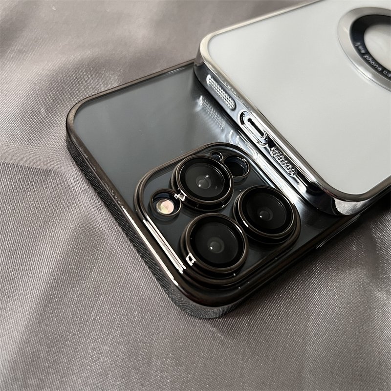 Plating Mobile Phone Case for iPhone 11 12 13 for iPhone 14 15 Electroplating Case Rose Gold Frame