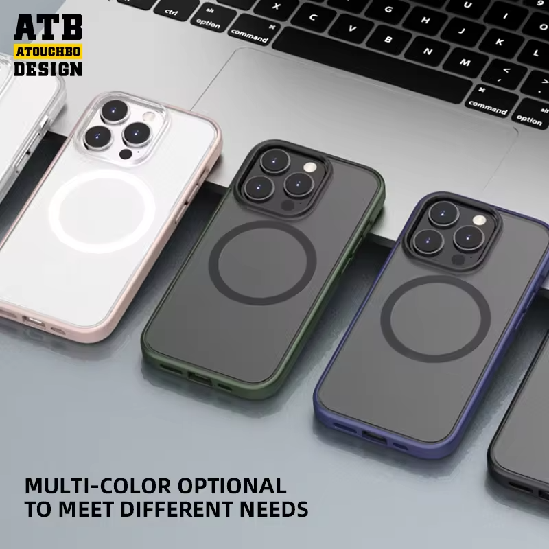 Factory wholesale New Designer Matte Magnetic Phone Cases for iPhone 15 15 Plus 15 Pro 15 Plus