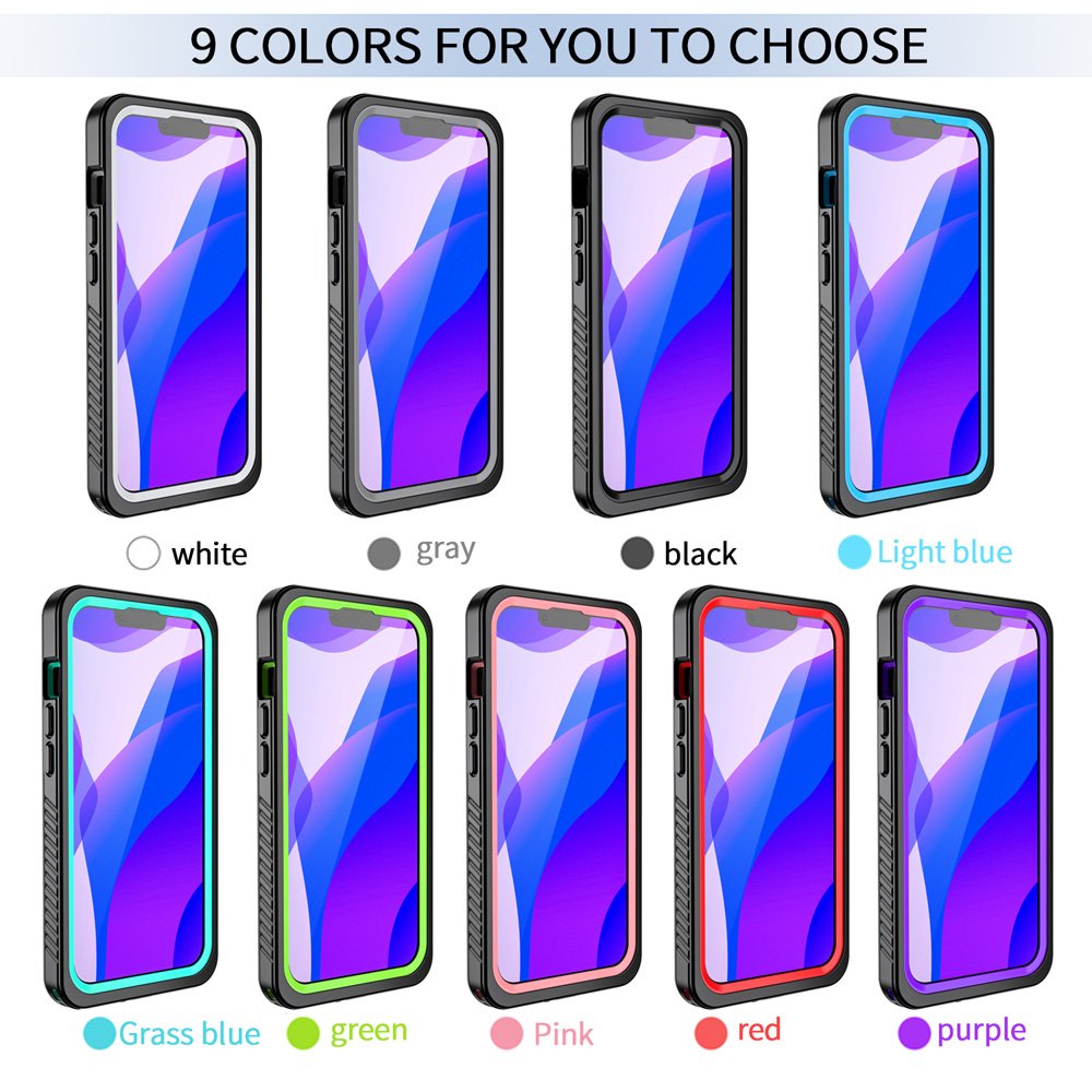 IP68 Water proof Shockproof Dustproof Sand proof Underwater Waterproof Mobile Phone Case Cover for iPhone 13