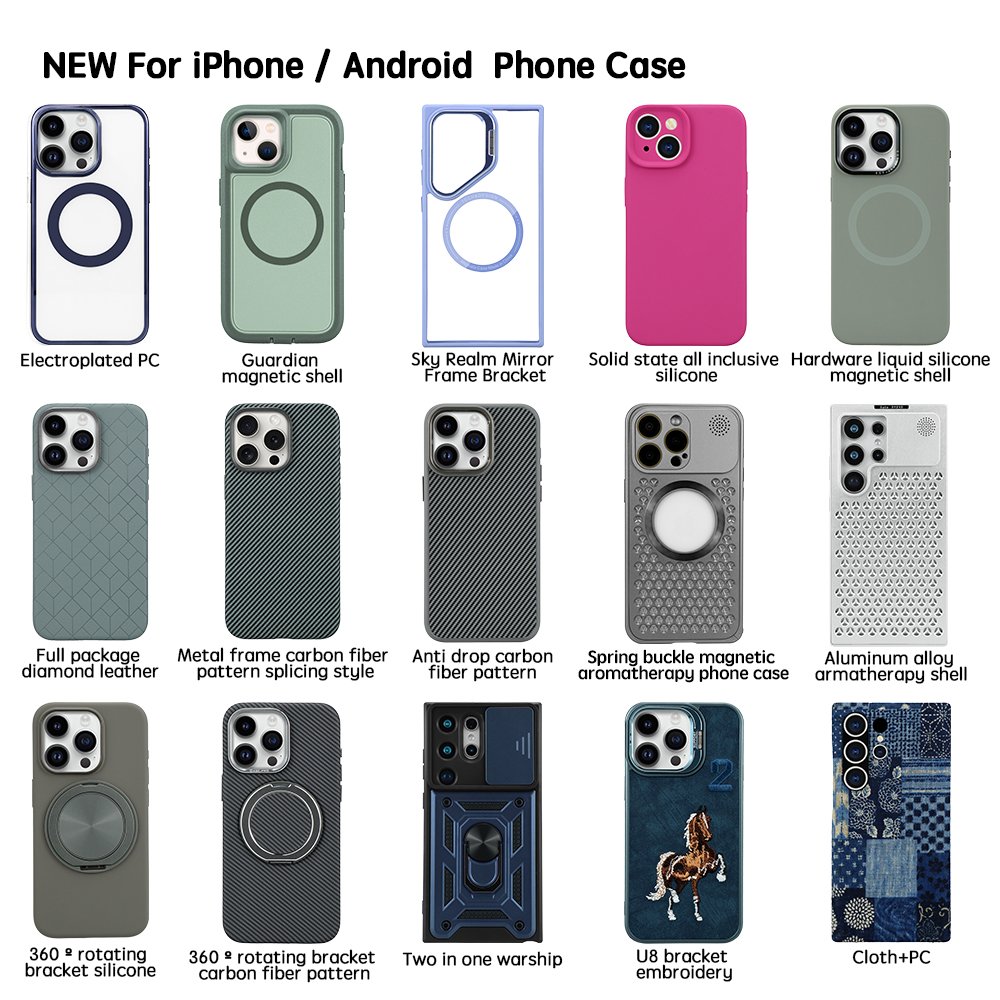 manufacture wholesale All Style Series leather luxury phone case Competitive price mobile phone cases and covers