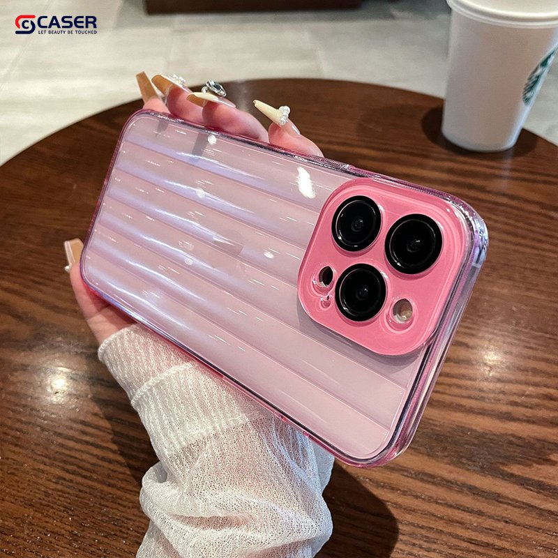 Anti-fall Solid Color Airbag Down Coat Phone Case Heat Dissipation Lens Flim Transparent Phone Cover For Iphone 16 15