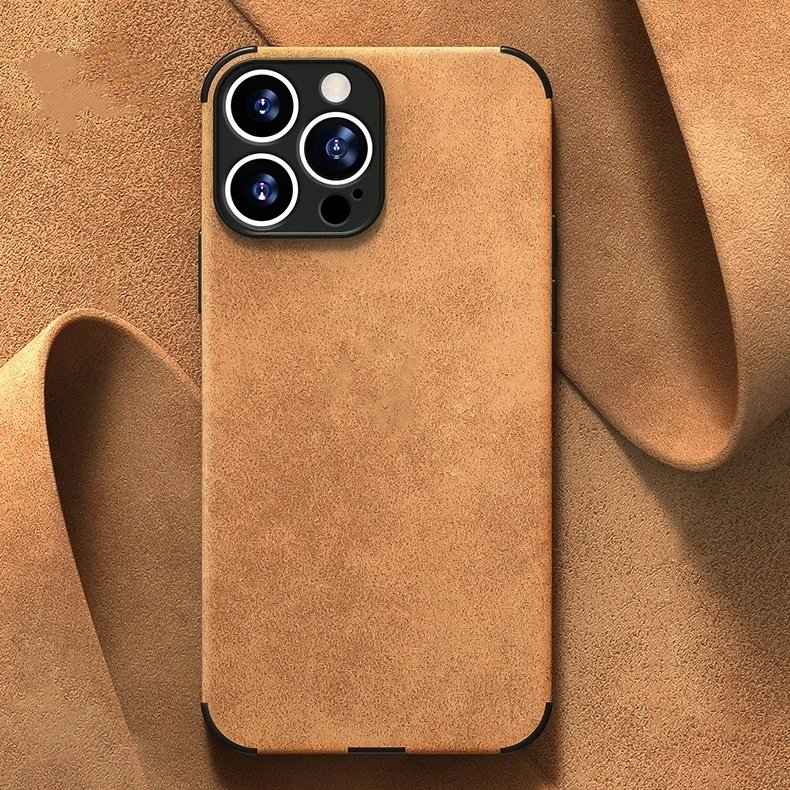 Fashion PU Leather Mobile Phone Case For iPhone 16 15 14 Plus 13 12 11 Pro Max XR Protection Silicone Luxury Lambskin Back Cover