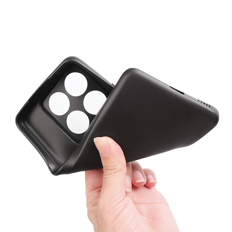 Matte Silicone Phone Case For Xiaomi 14T Pro Black TPU Back Cover Mobile Phone Cases