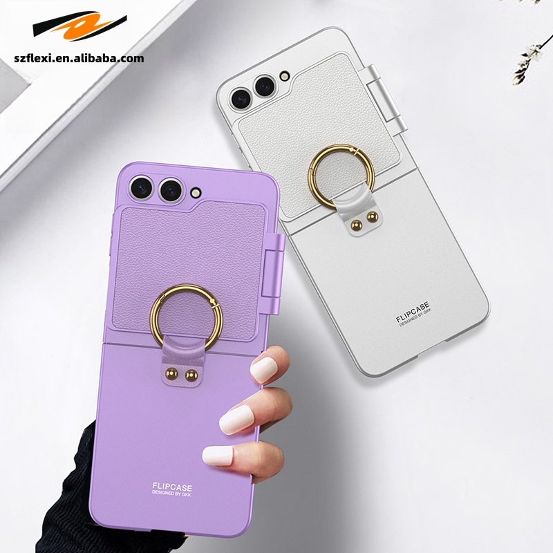 Fashionable Women's Multifunctional Beauty Mirror Phone Case For Samsung Z Flip 5 6 Protective Cover