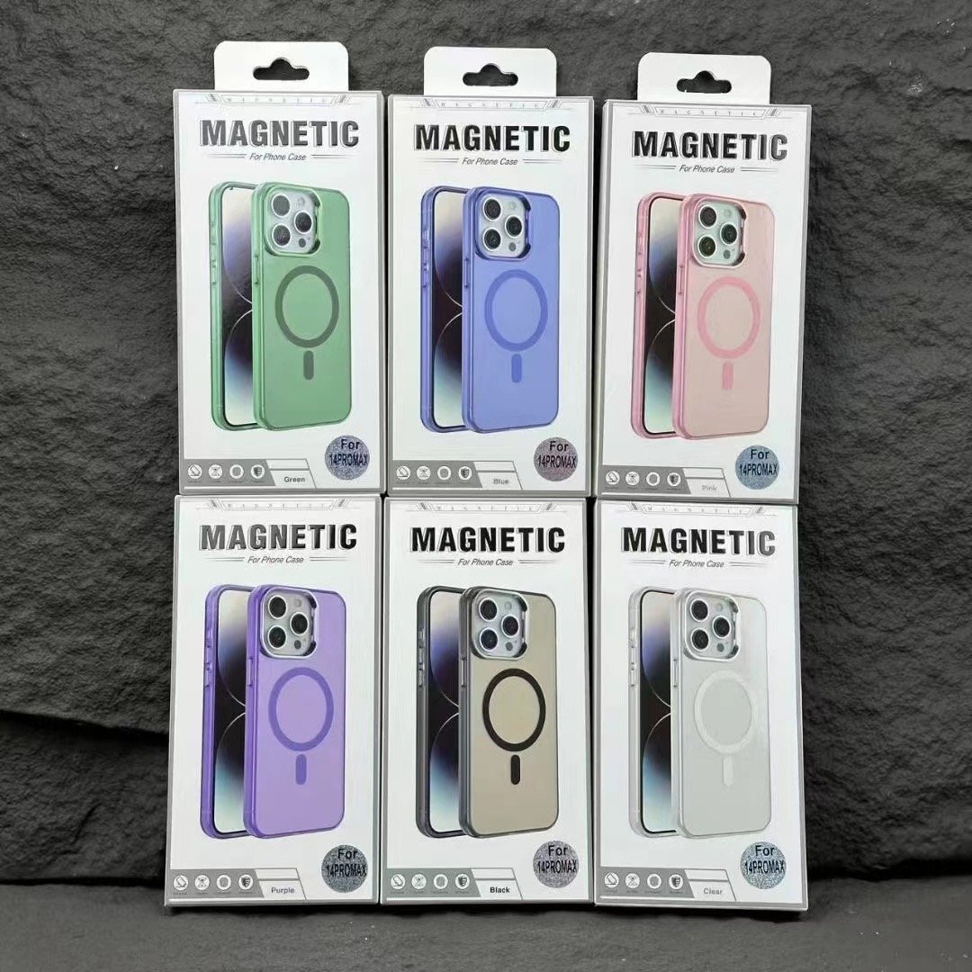 Matte Clear Fashionable Street Style Wireless Charging Protective Case for iPhone 15Pro Max 15 Plus