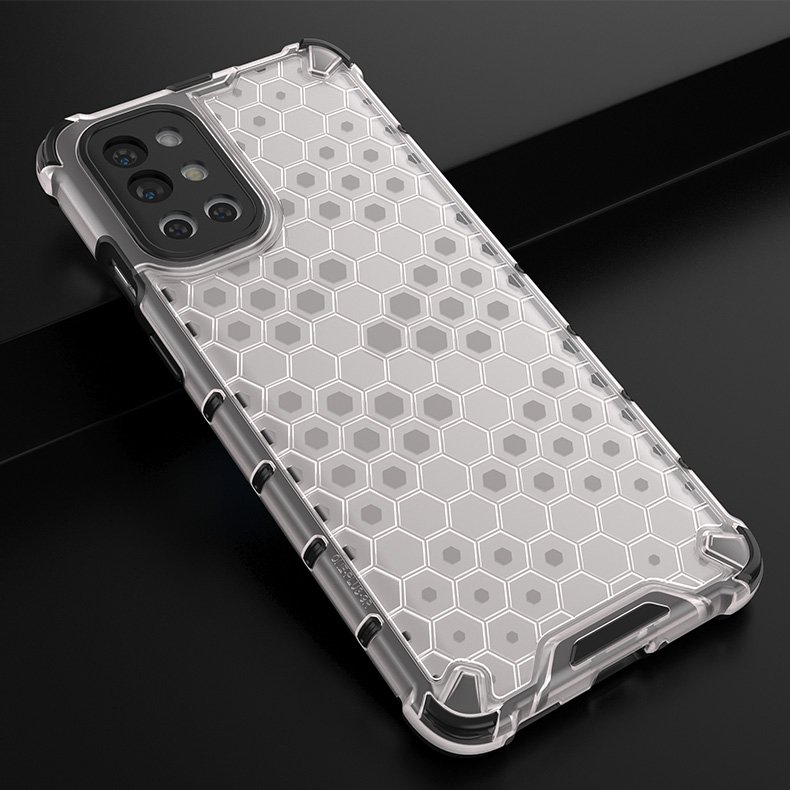 Honeycomb Heat Dissipation Protective Case for OnePlus 9R White Anti-Fall Mobile Phone Case Mobile Phone Case