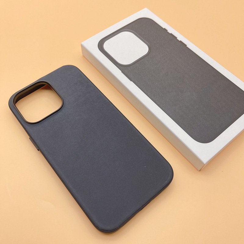 Durable Original Fine Woven Fabric Magnetic Case with Animation For iPhone 15 Pro Max Finewoven case for iphone 15 Pro