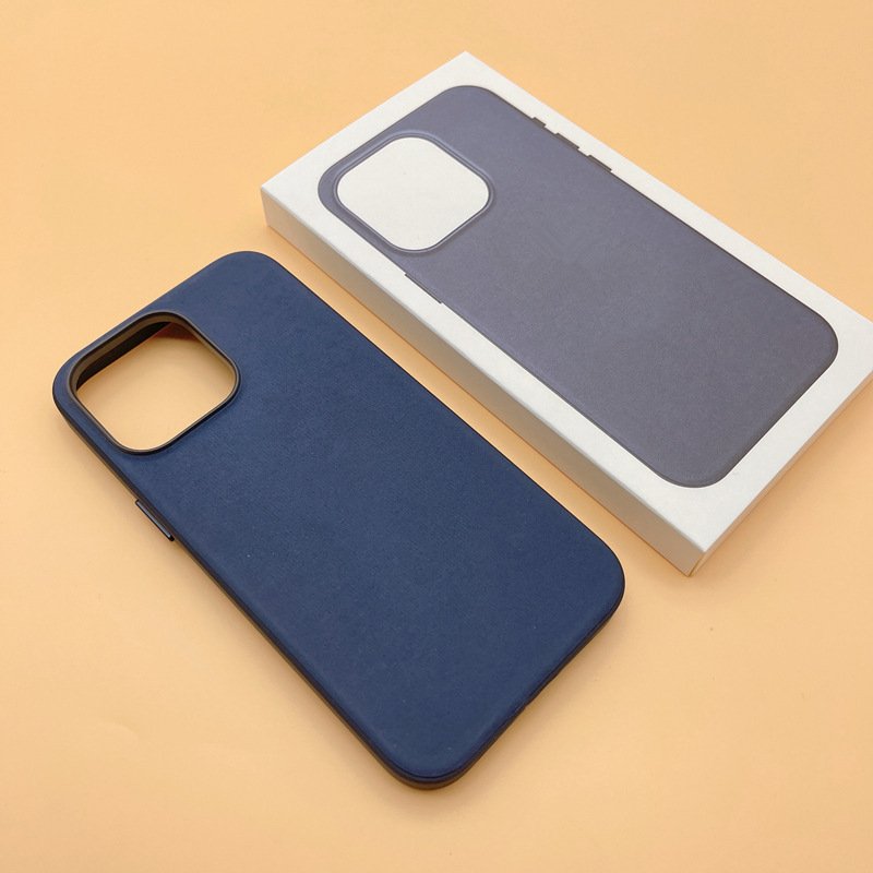 Durable Original Fine Woven Fabric Magnetic Case with Animation For iPhone 15 Pro Max Finewoven case for iphone 15 Pro