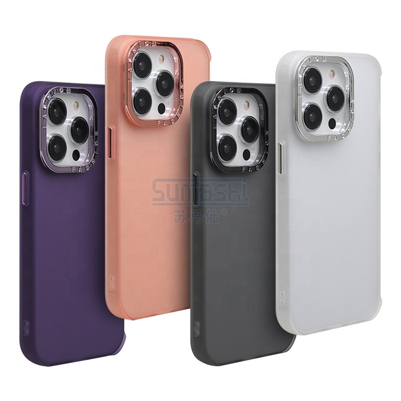 Electroplating Frosted Translucent Pc Phone Case For Iphone 6 7 8 X Xs Xr Xsmax Mobile Phone Protection Cover Case For Iphone 14