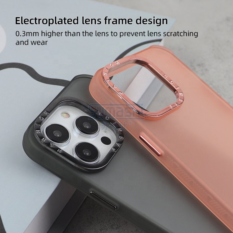 Electroplating Frosted Translucent Pc Phone Case For Iphone 6 7 8 X Xs Xr Xsmax Mobile Phone Protection Cover Case For Iphone 14