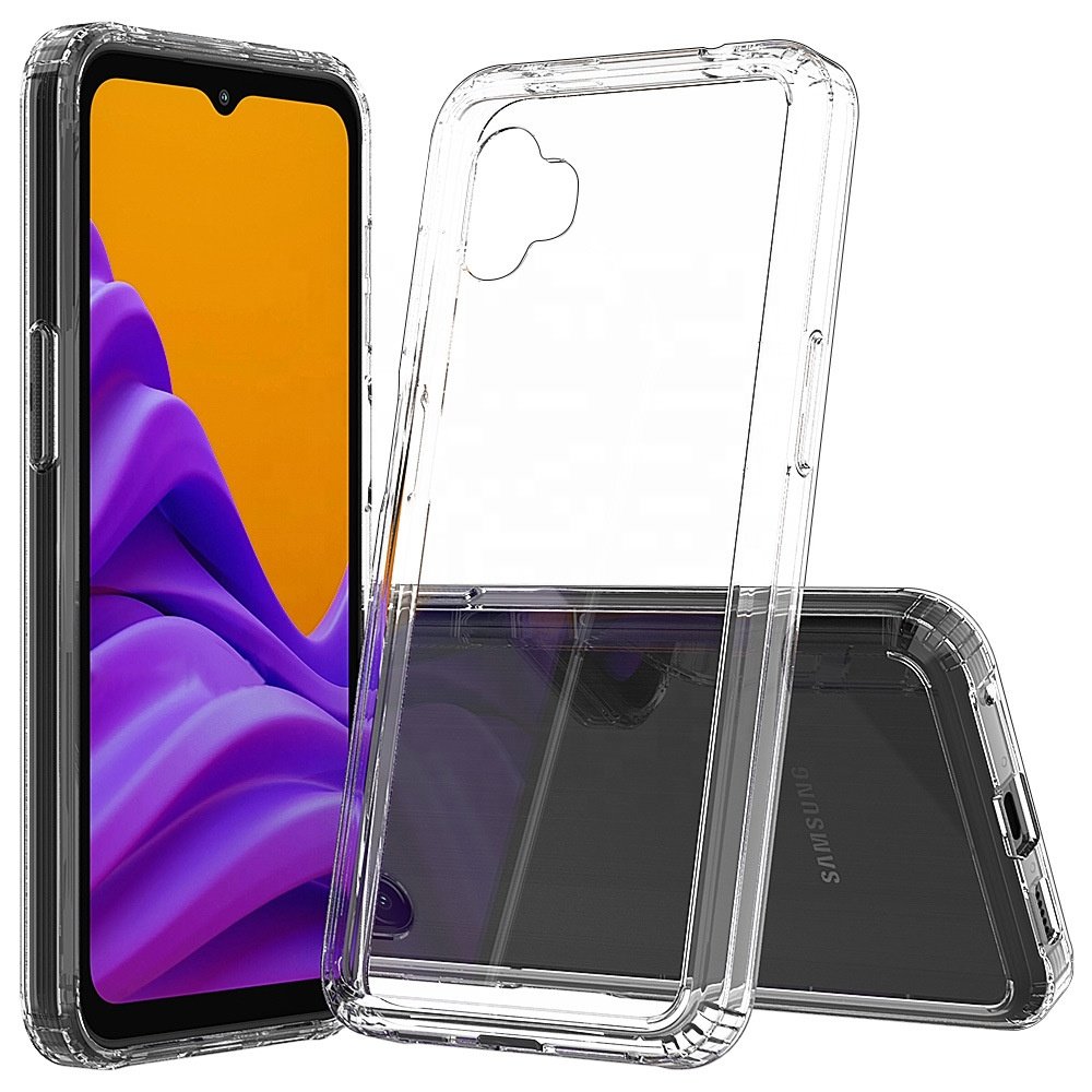 PC back TPU bumper black clear plastic mobile phone cases for Samsung Galaxy Xcover6 Pro / Xcover Pro 2