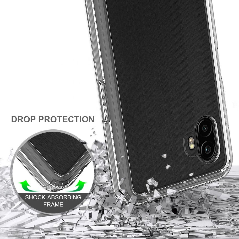 PC back TPU bumper black clear plastic mobile phone cases for Samsung Galaxy Xcover6 Pro / Xcover Pro 2