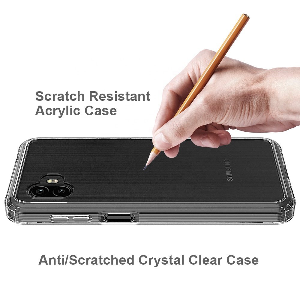 PC back TPU bumper black clear plastic mobile phone cases for Samsung Galaxy Xcover6 Pro / Xcover Pro 2