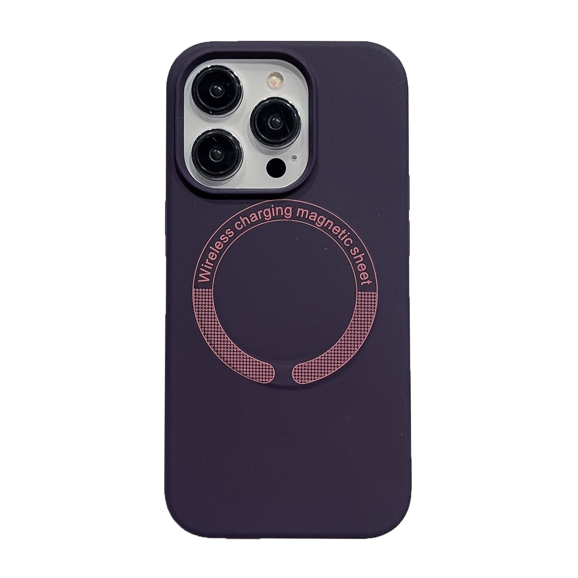 Liquid Silicone for iPhone 16 Pro Max Mobile Phone Case Magnetic Suction for Apple Soft Protective Cover